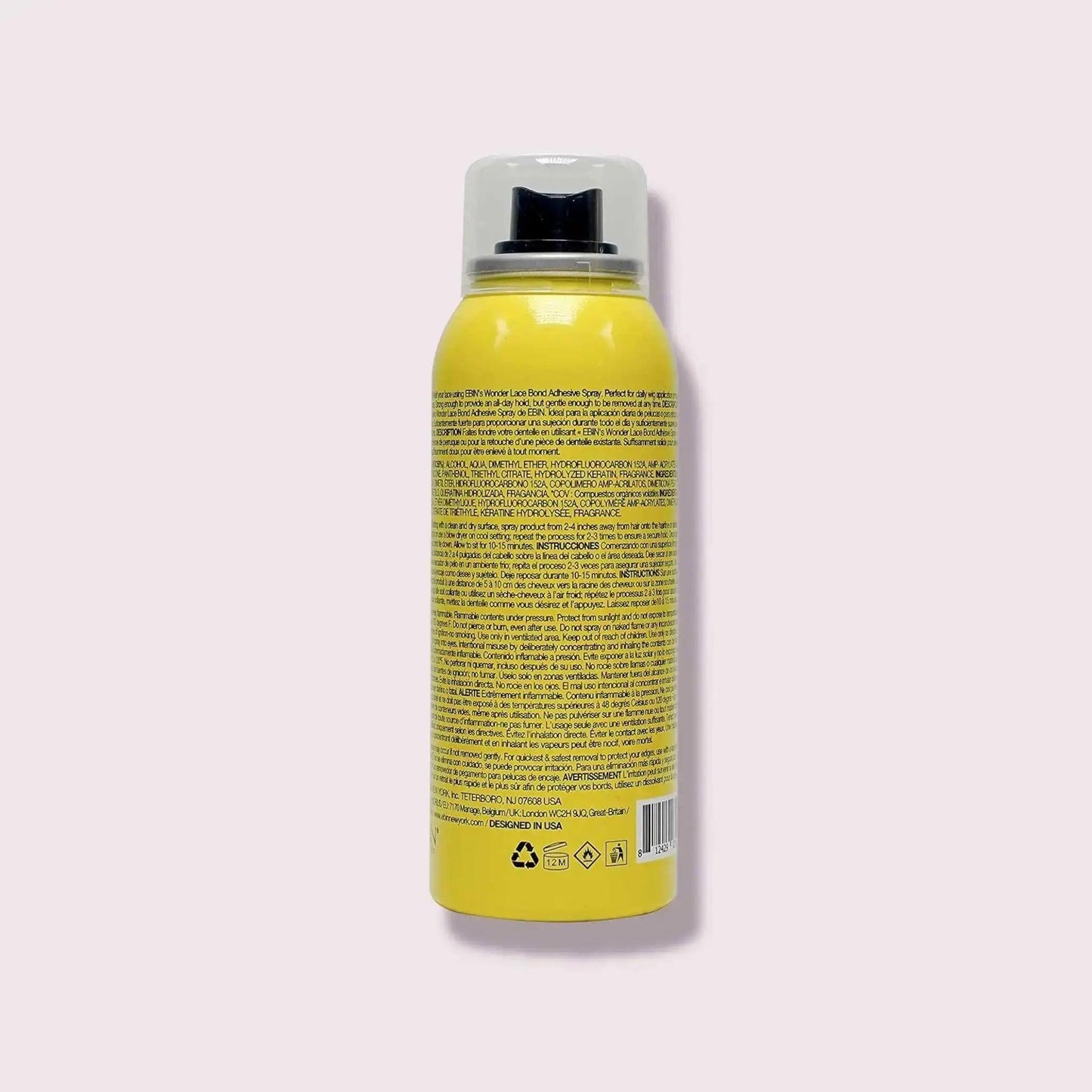 EBIN Wonder Lace Bond Adhesive Spray - Extra Mega Hold 2.82oz / 80ml