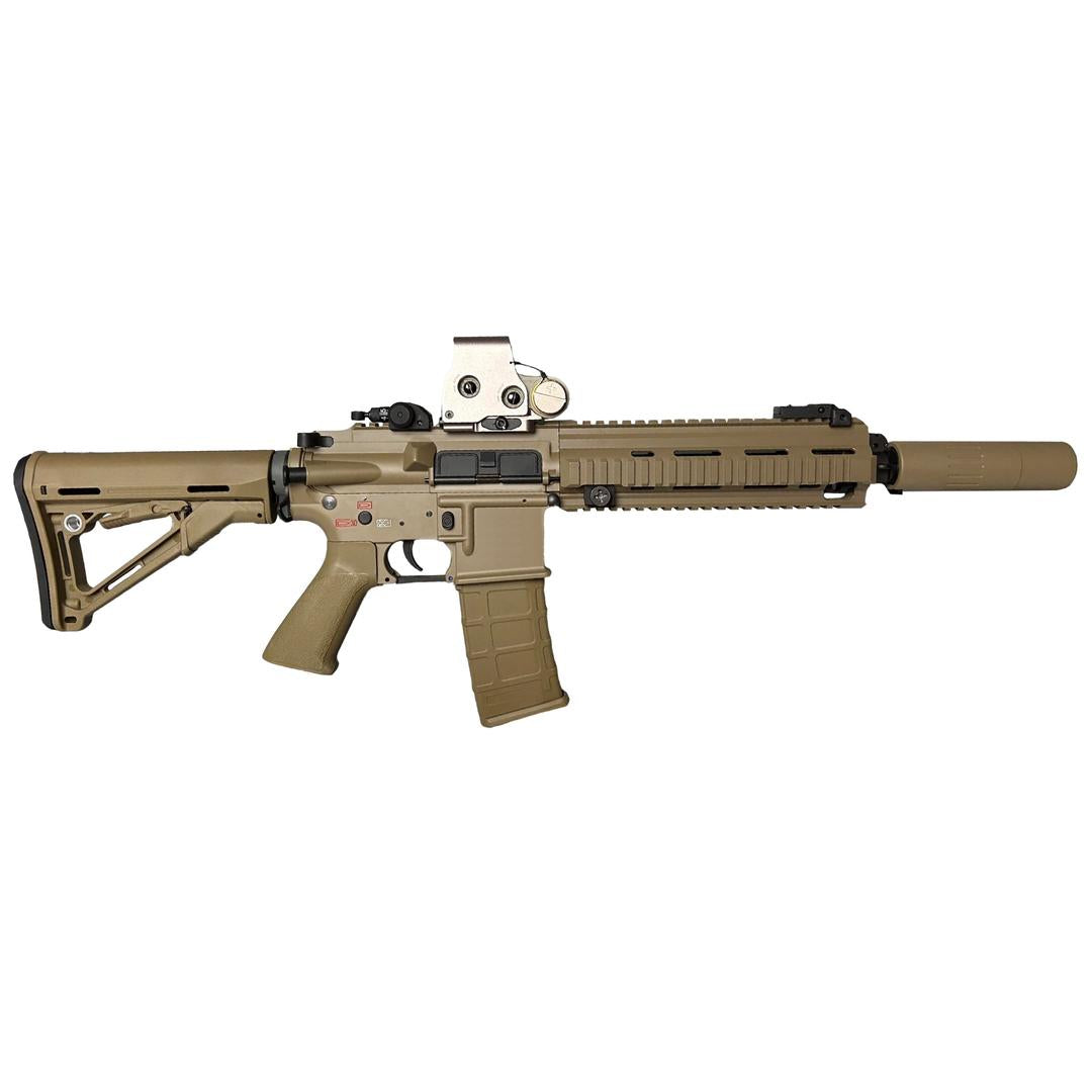 E&C 416D 9″ with E-Shooter Mosfet – Tan Dark Earth – Accessories Included (2025 version)