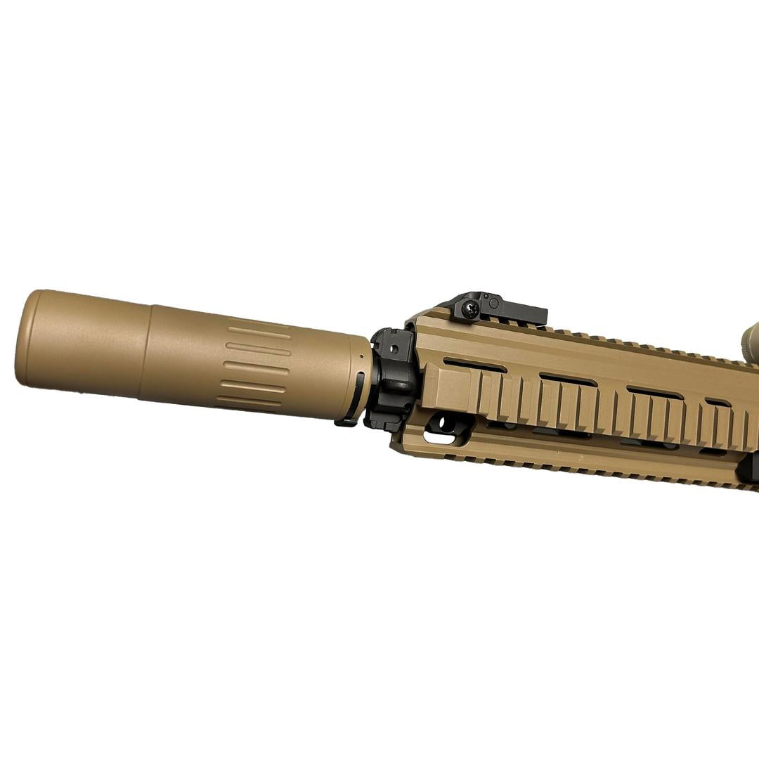 E&C 416D 9″ with E-Shooter Mosfet – Tan Dark Earth – Accessories Included (2025 version)