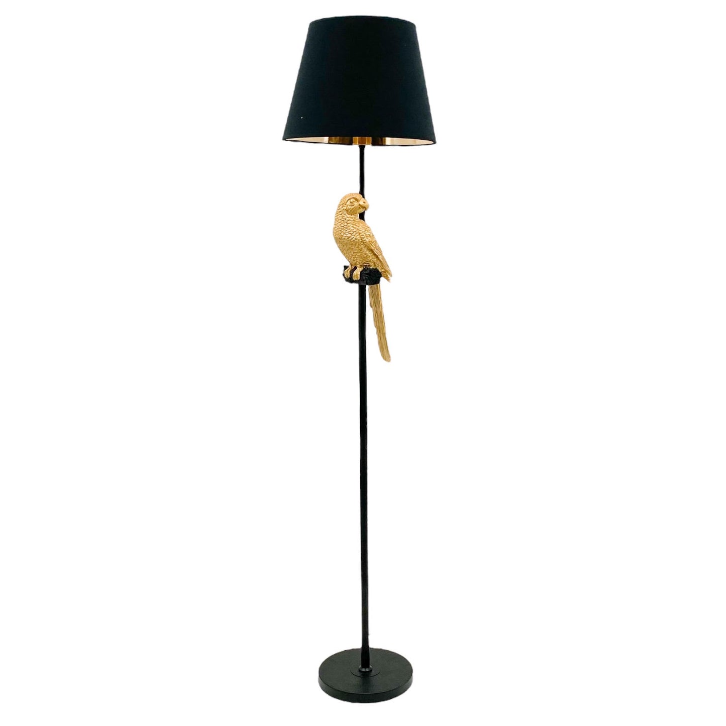 164X37X37CM FLOOR LAMP 15" BLACK SHADE