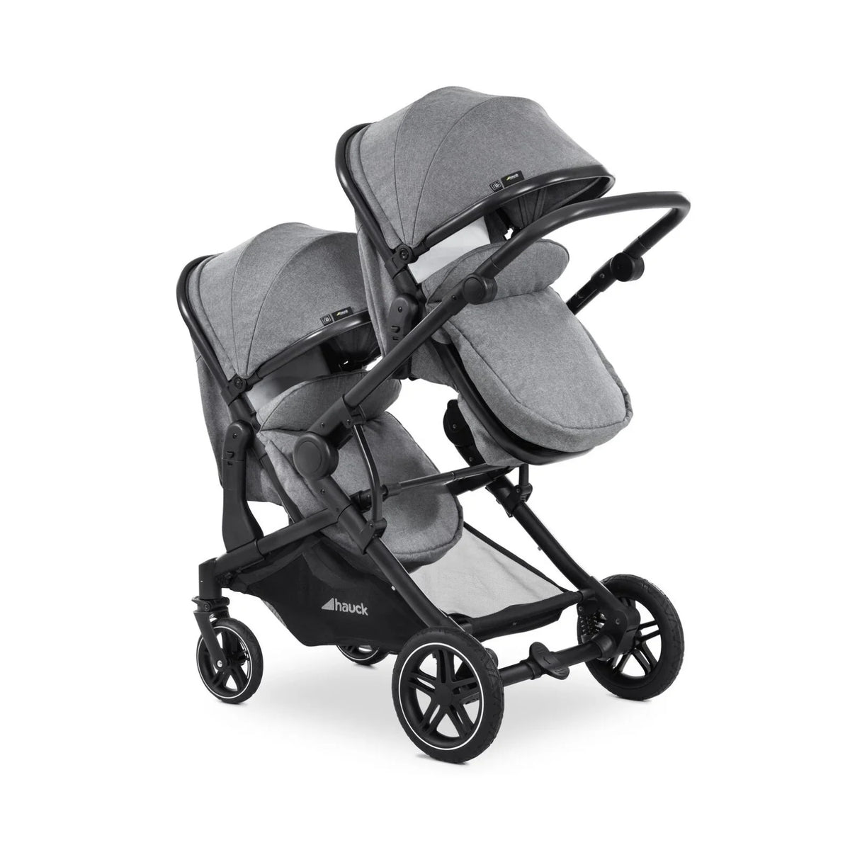 Hauck Atlantic Twin Double Stroller - Grey
