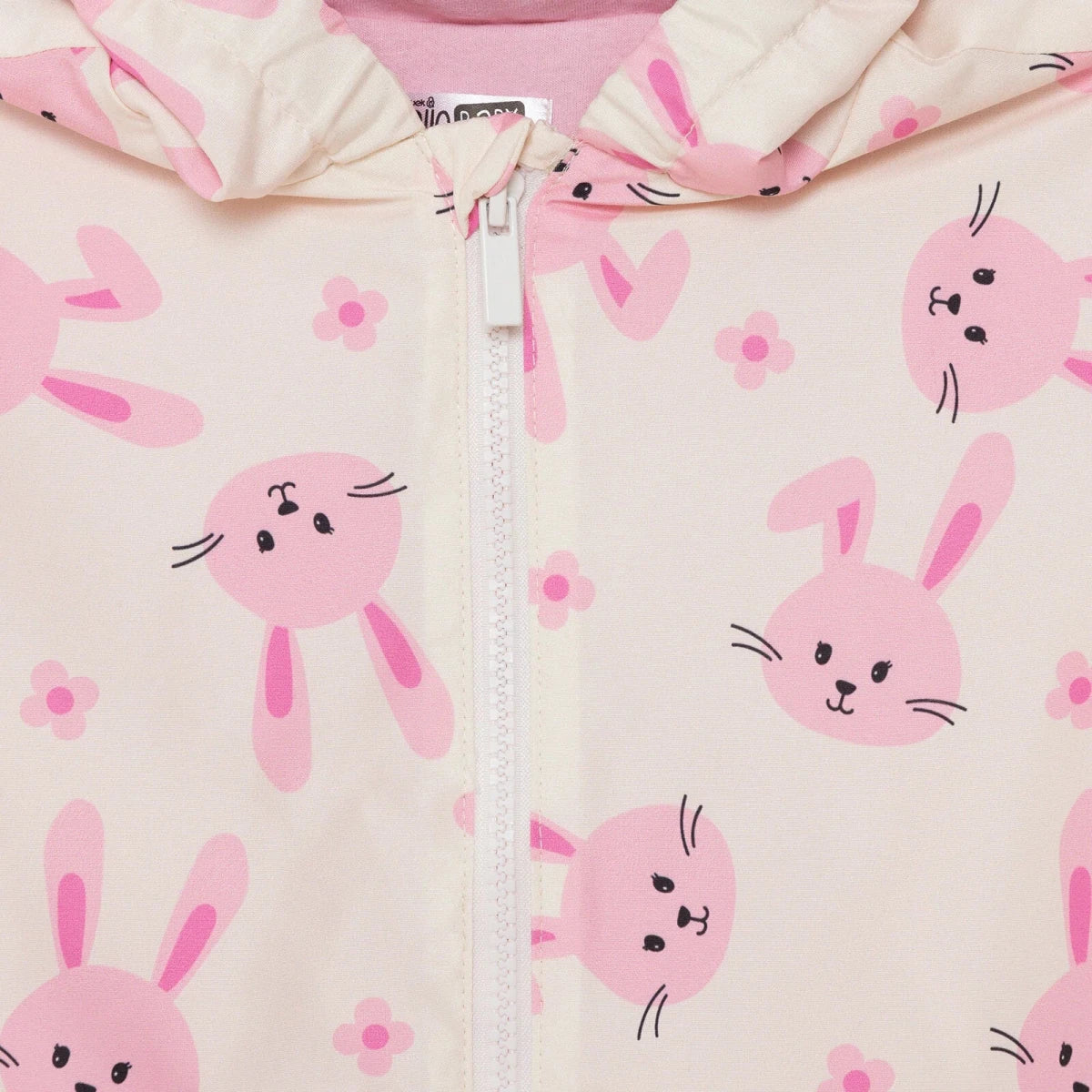 HelloBaby Hooded Printed Microfibre Baby Raincoat (9-12 Months to 4-5 Years)
