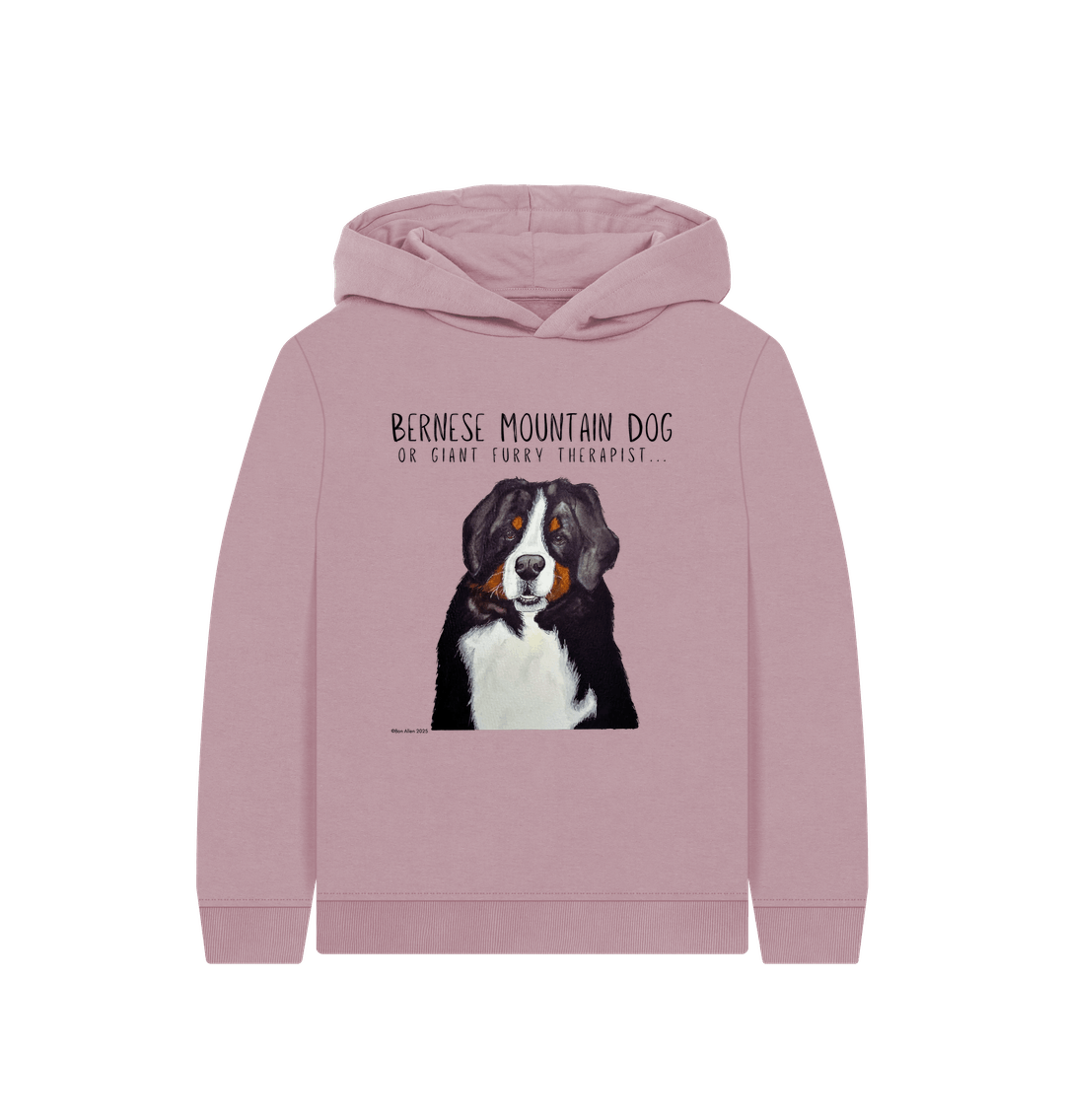 Bernese Mountain Dog Child's Hoodie – Cozy Up with a Giant Furry Therapist!