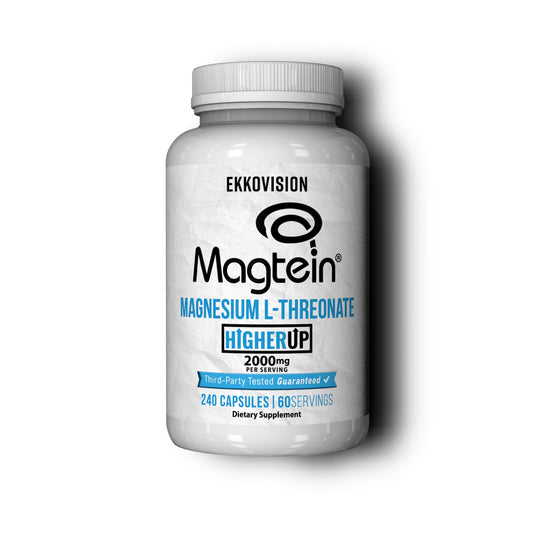 Ekkovision Magtein Magnesium L-Threonate – 2000 mg per Serving, 60 Servings, Memory & Cognitive Support