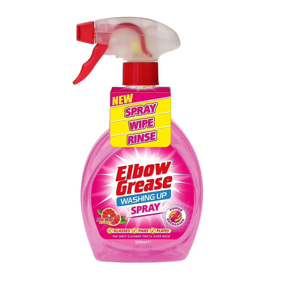 Elbow Grease Pink Blush Kitchen Dishes Washing liquid Spray, 500ml