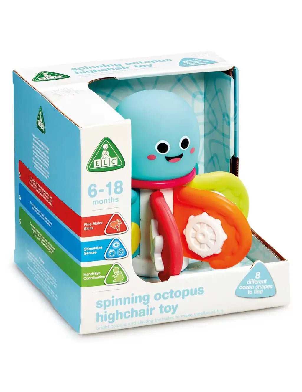 ELC Spinning Octopus Highchair Toy (6-18 Mths)