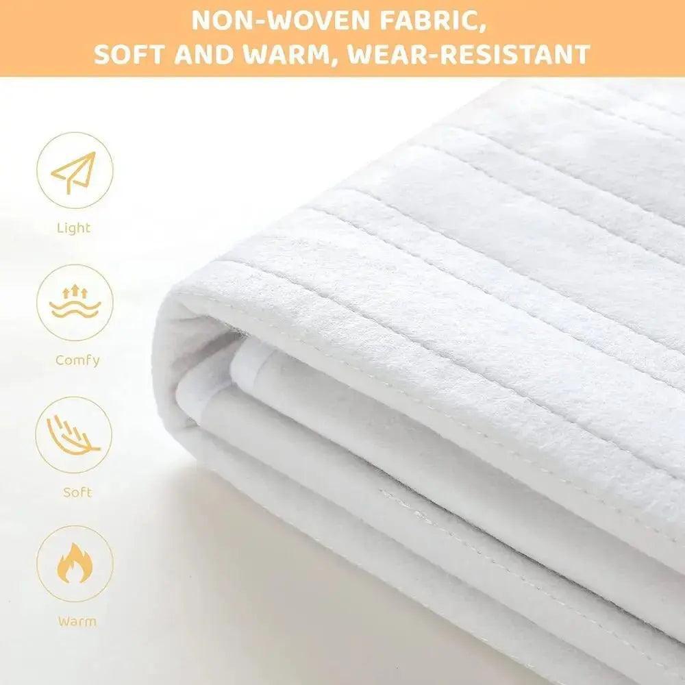 Electric Heated Blanket 3 Heat Setting Heated Mattress Cover 150x160cm