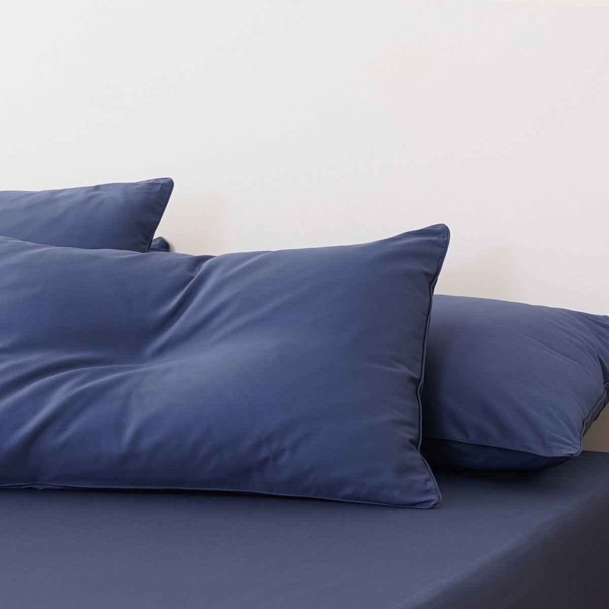 Ella Cotton - Midnight Blue Pillowcases Pair