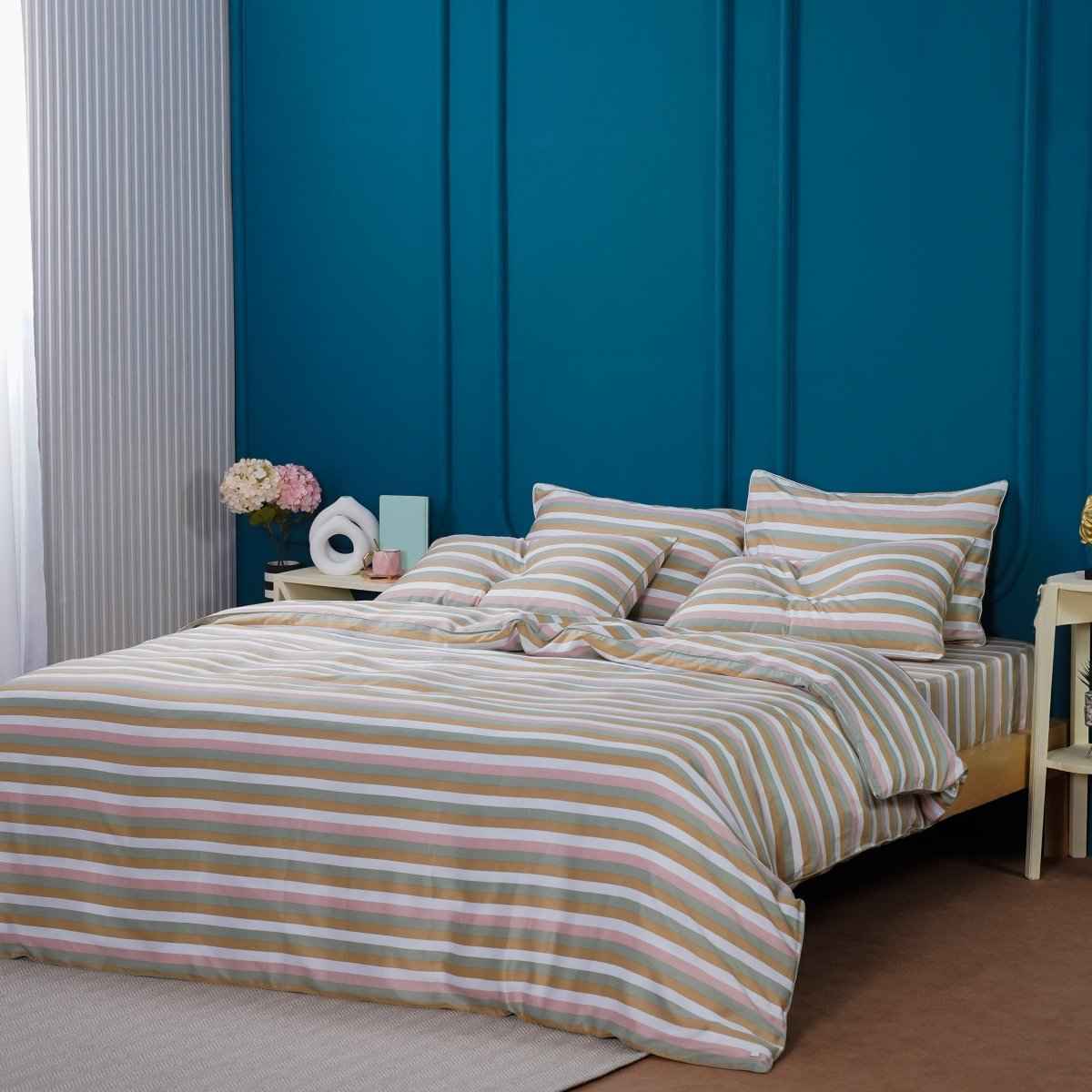 Ella Cotton - Serene Stripe Duvet Cover