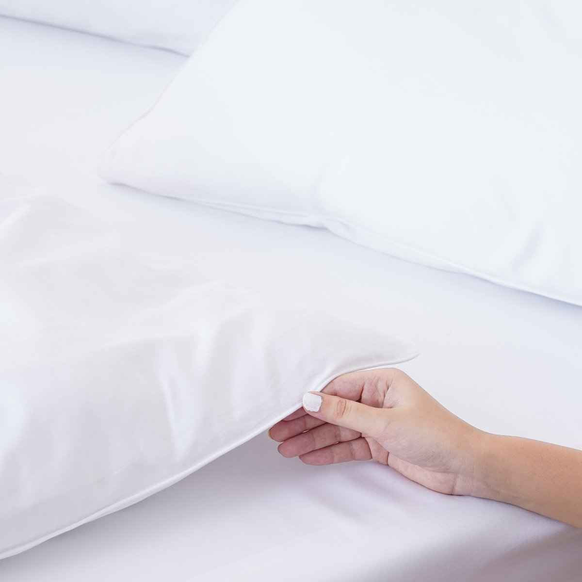 Ella Cotton - White Duvet Cover