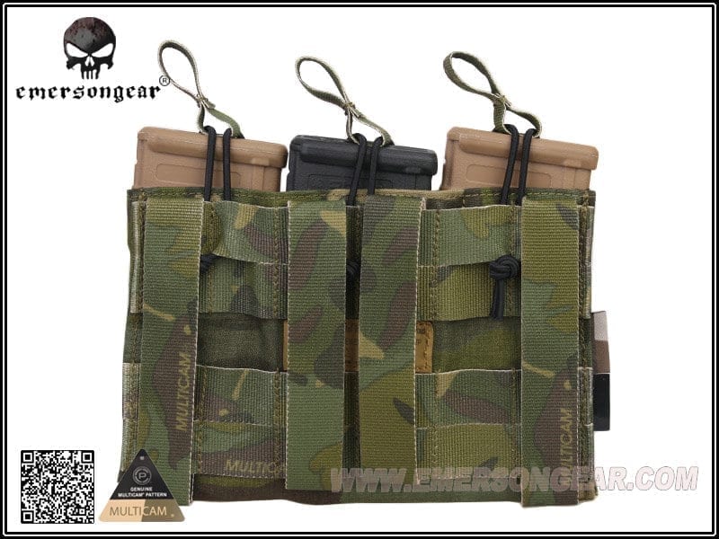 Emerson 5.56 and Pistol Triple Open Top Magazine Pouch