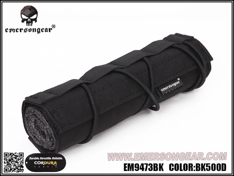 Emerson Gear Airsoft Suppressor Cover (18cm) - Black