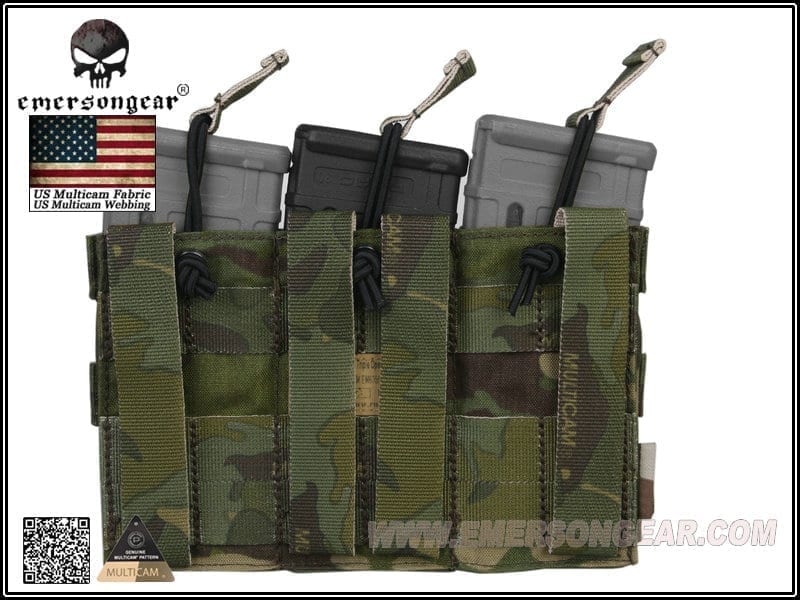 Emerson Triple 5.56 Open Top Magazine Pouch