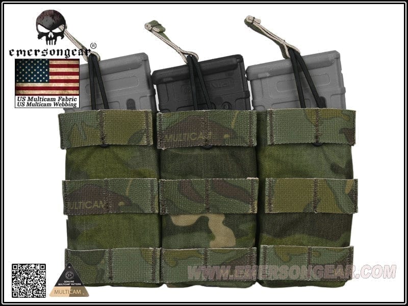 Emerson Triple 5.56 Open Top Magazine Pouch