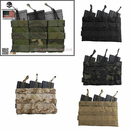 Emerson Triple 5.56 Open Top Magazine Pouch