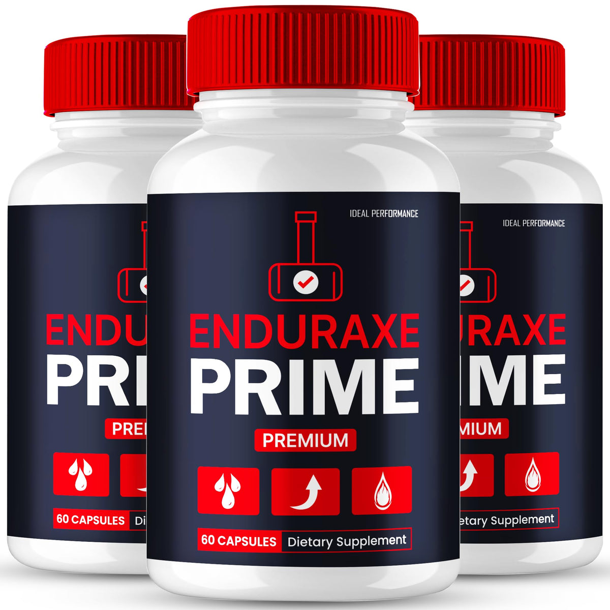 Enduraxe Prime Pills – Official Enduraxe Prime Supplement, Maximum Strength (3 Pack) | IDEAL PERFORMANCE