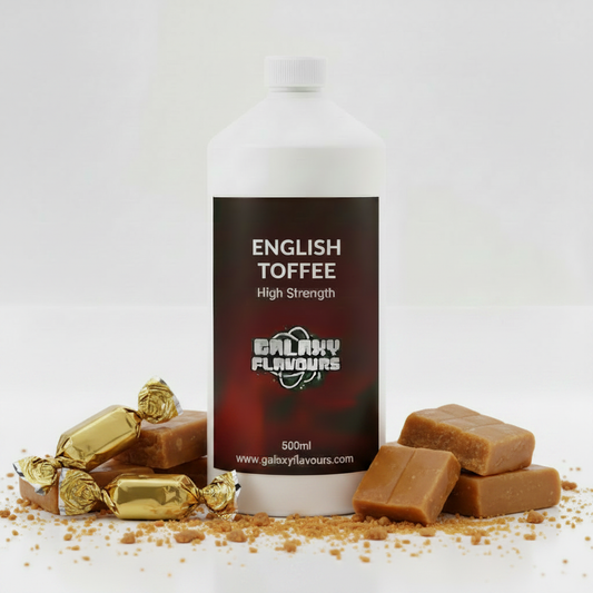 English Toffee Food Flavouring - Professional High Strength - 500ml