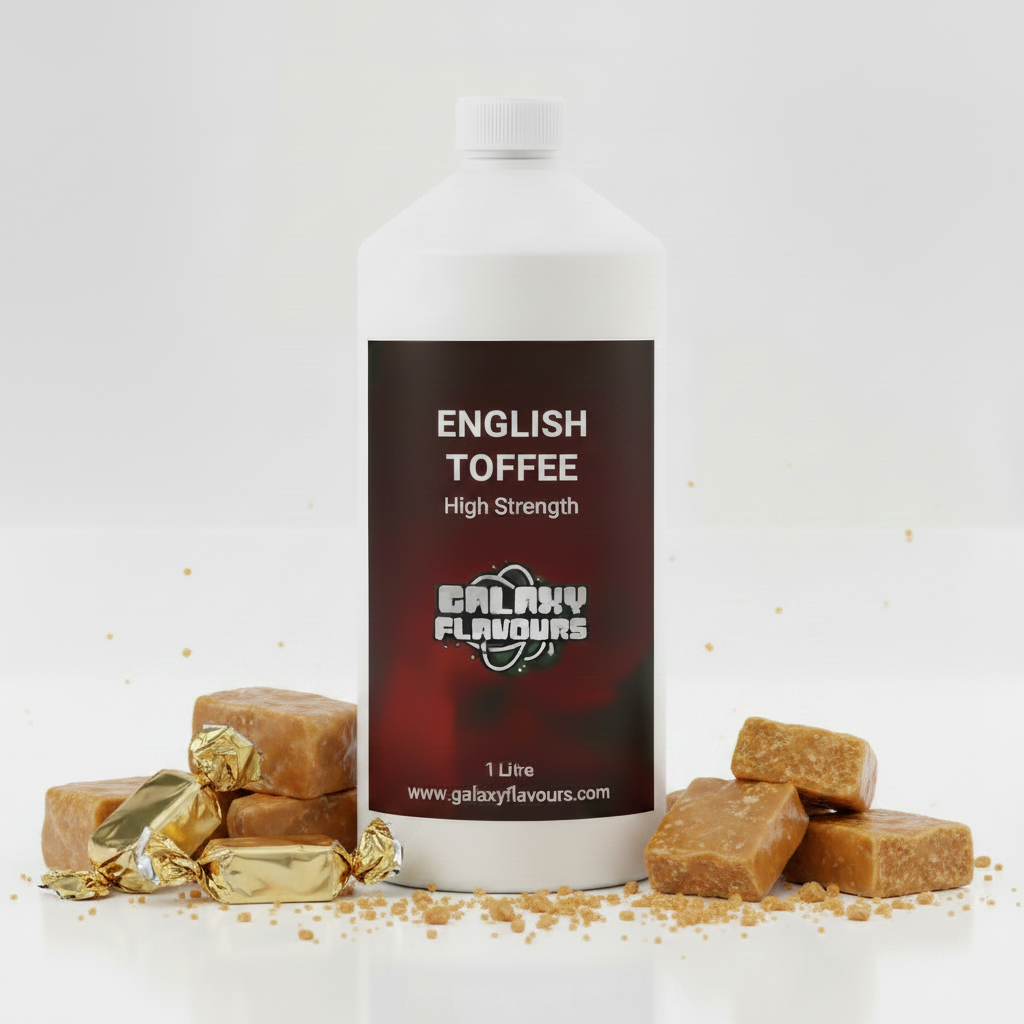 English Toffee Food Flavouring - Professional High Strength - 1 Litre