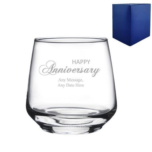 Engraved Anniversary Tallo Tumbler, Gift Boxed