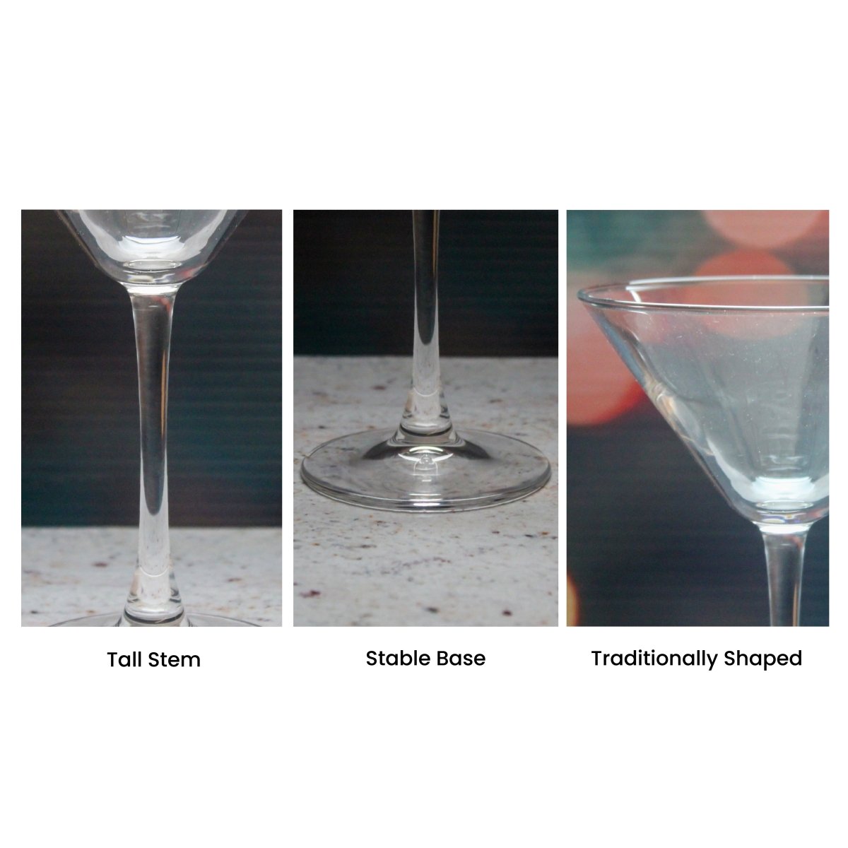 Engraved Enoteca Martini Glass