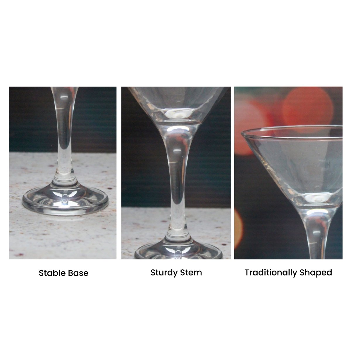 Engraved Petite Martini Glass