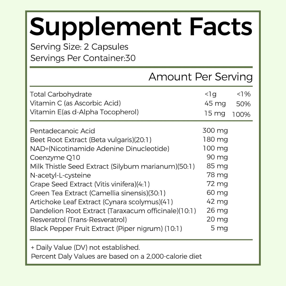 Engtozl C15:0 Pentadecanoic Acid Supplement, 60 Caps