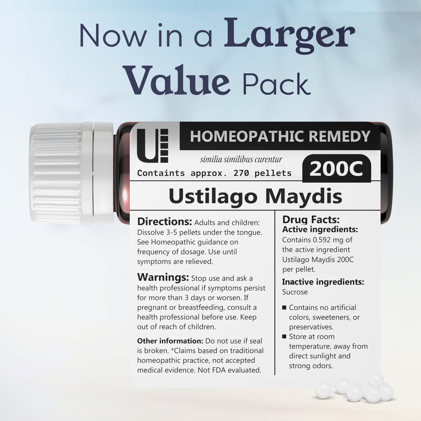 Ustilago Maydis 200C Homeopathic Remedy – 270 Pellets