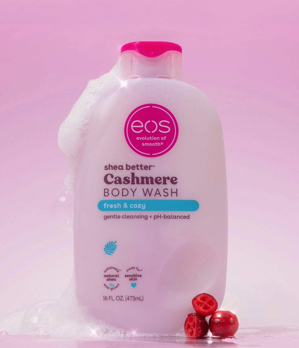 EOS Shea Better Cashmere Body Wash - Fresh & Cozy (473ml)