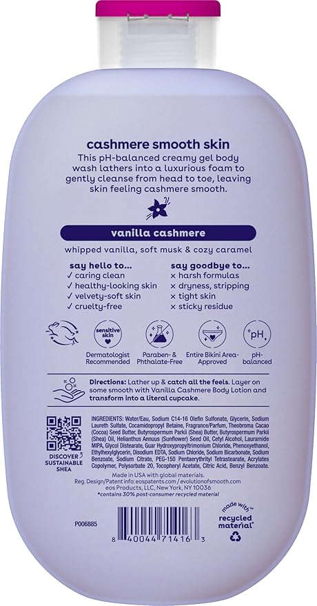 EOS Shea Better Vanilla Cashmere Body Wash – 473ml