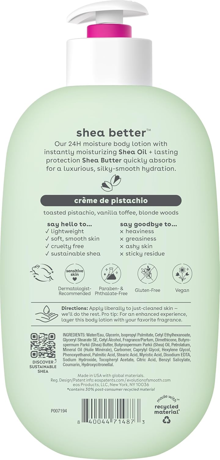 EOS Shea Better 24H Moisture Body Lotion - Crème de Pistachio
