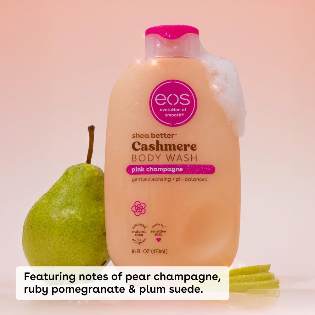 EOS Shea Better Cashmere Body Wash - Pink Champagne (473ml)