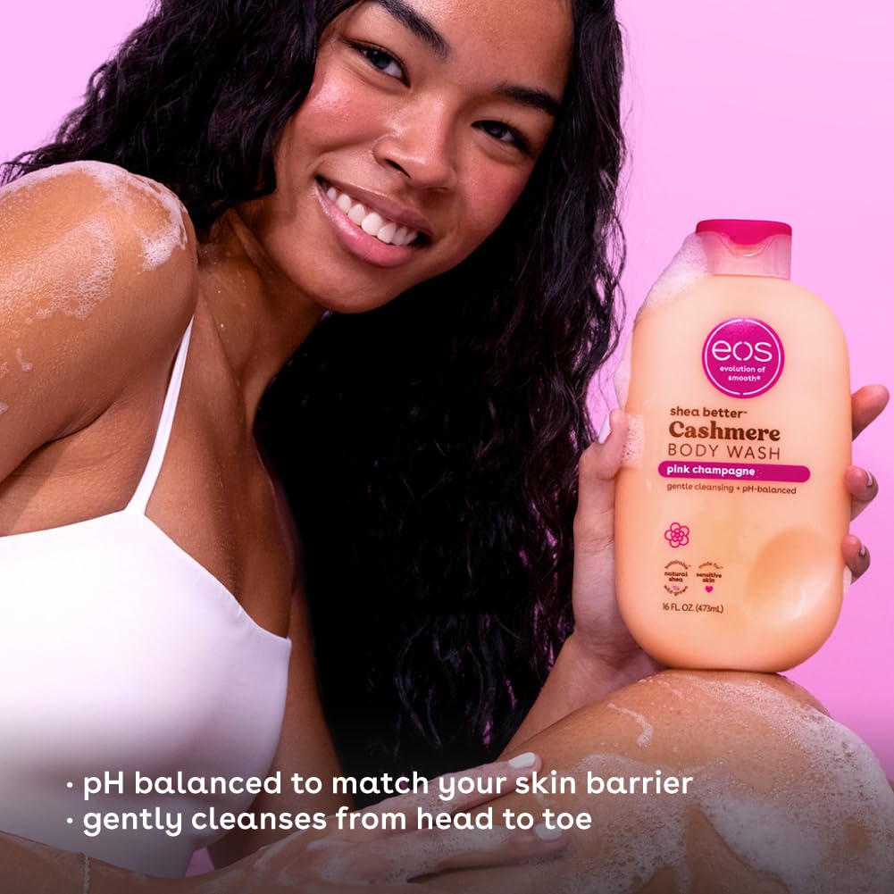 EOS Shea Better Cashmere Body Wash - Pink Champagne (473ml)