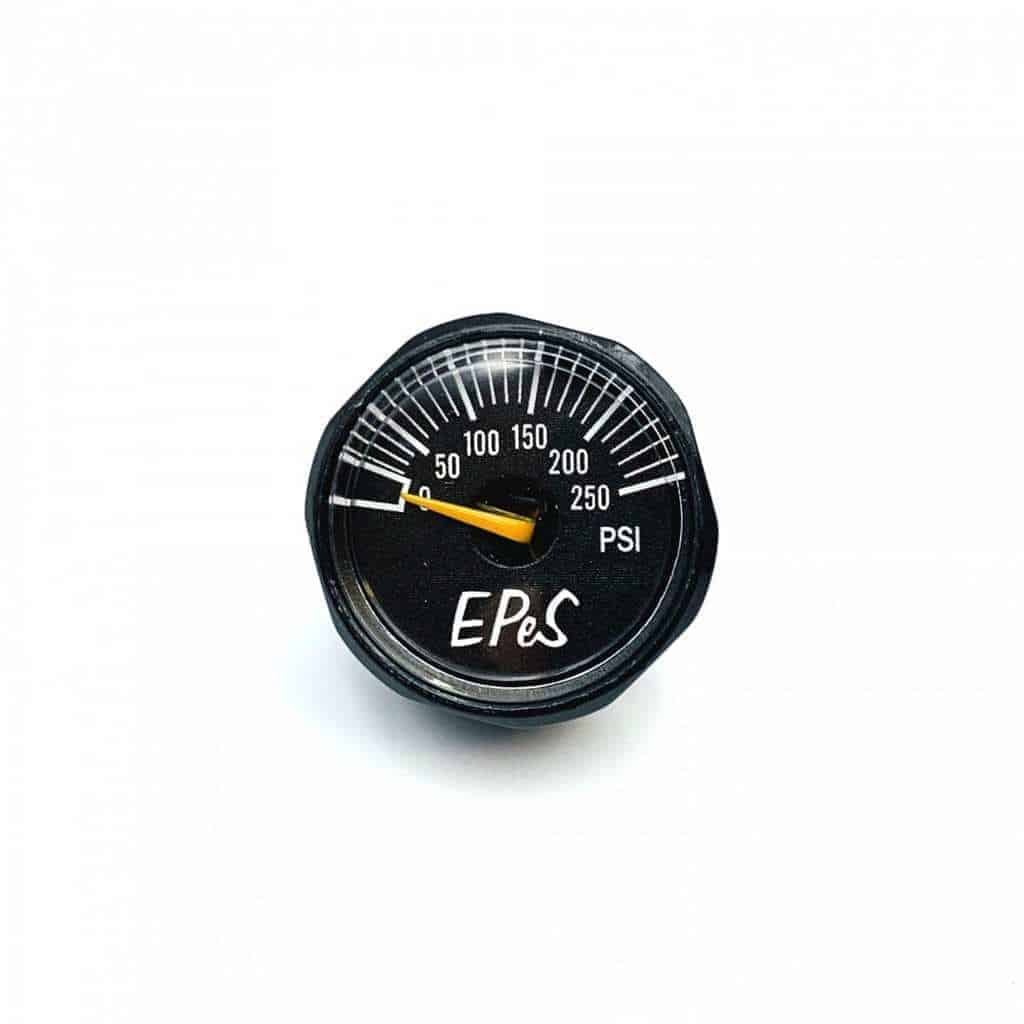 EPES 250 PSI Small pressure gauge - 1/8 NPT