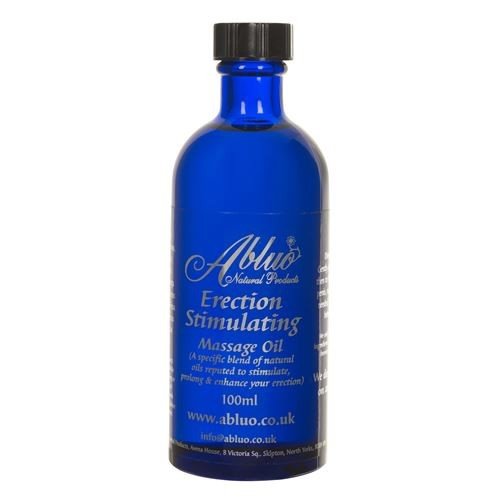 Erection Stimulation Massage Oil - Natural Aphrodisiac for Men (100ml) - Handma