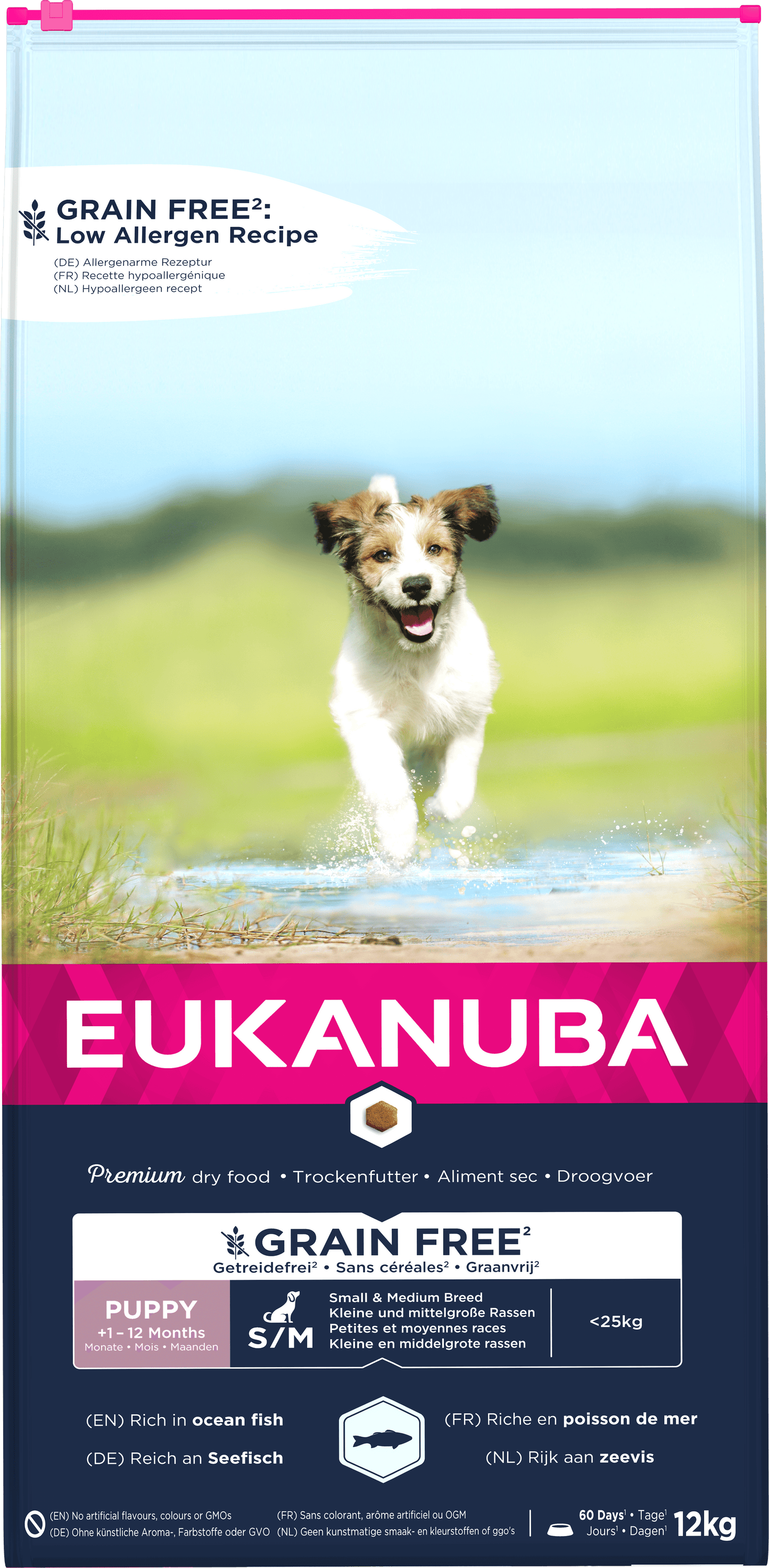Eukanuba Grain Free Ocean Fish  Puppy Sml/Med