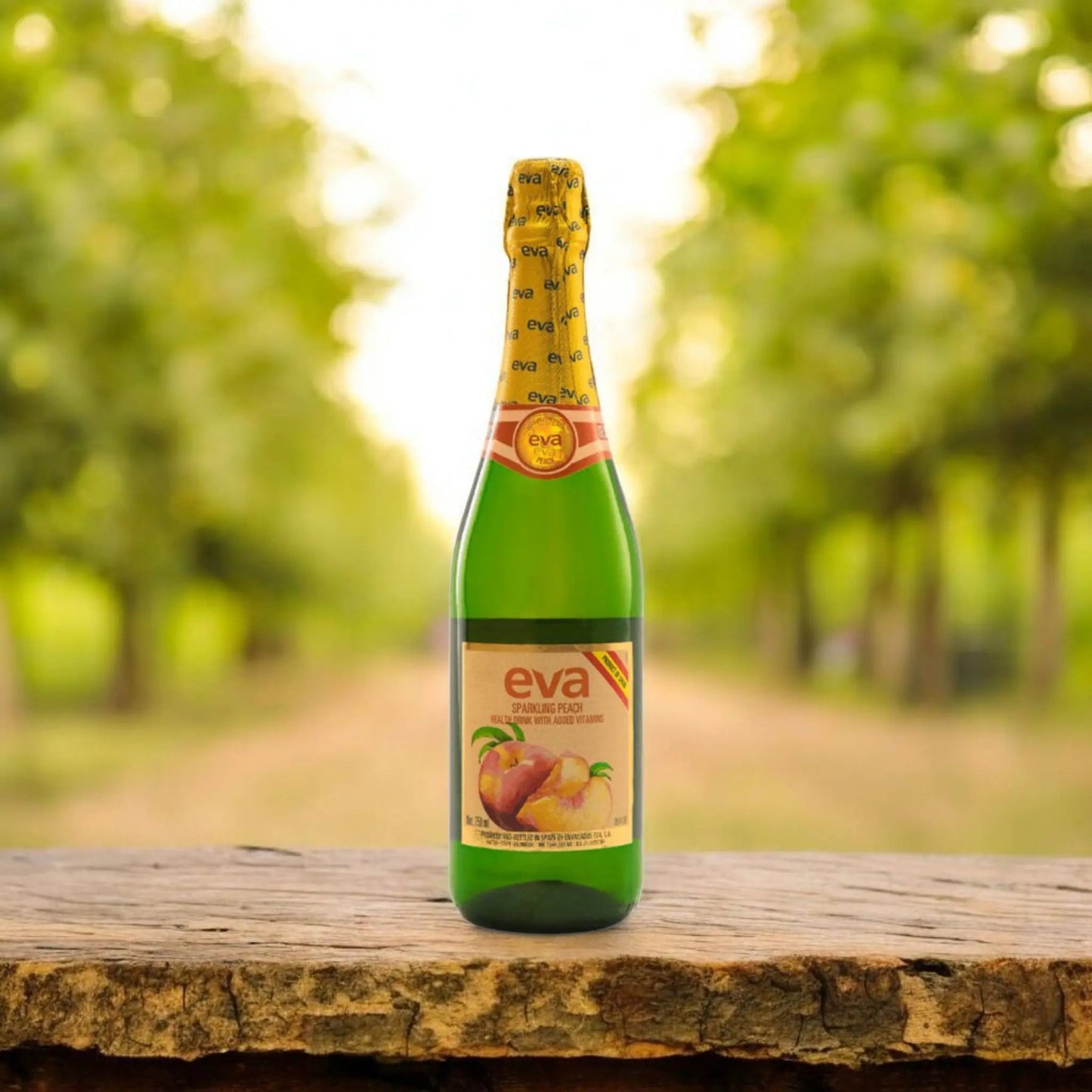 Eva Sparkling Peach Juice 750ml (Case of 12)