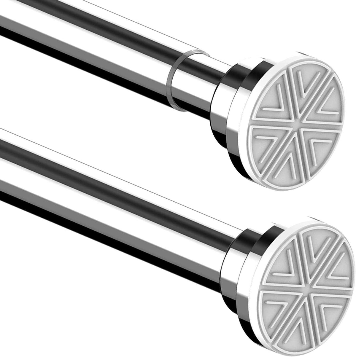 Tension Curtain Rod Shower Stainless Steel No Drill Extendable 90-160 cm Aiitomg
