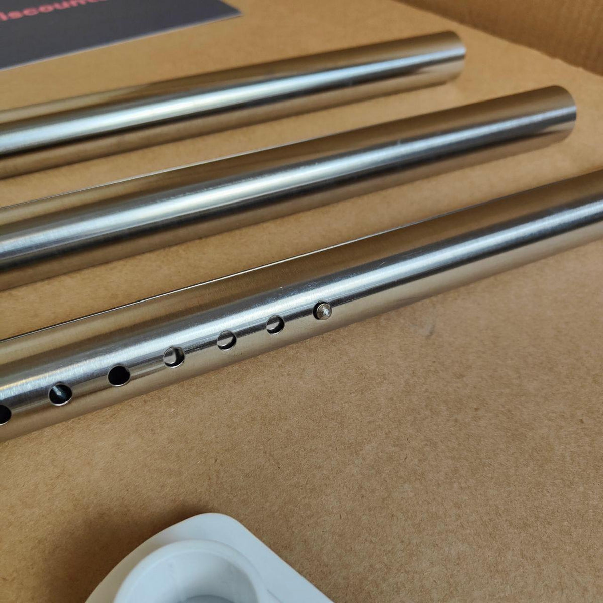 Shower Curtain Rod Extendable Telescopic No Drill Stainless Steel 310-360cm