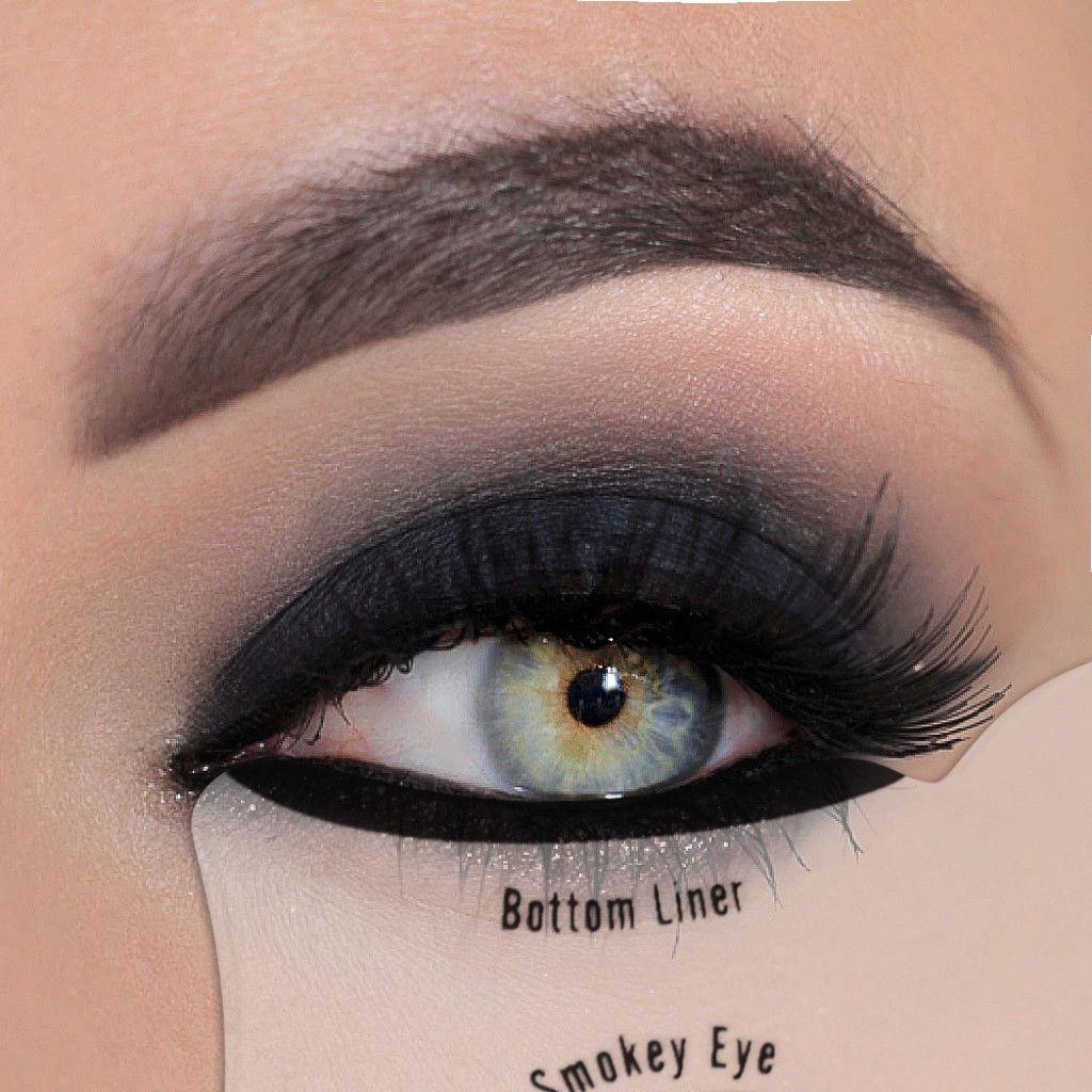 Eyeliner Stencil - Eyeshadow Guide, Smokey Cat, Quick Eye Makeup Tool Set
