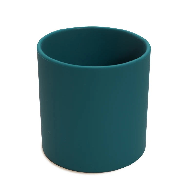 Silicone Baby Sippy Cup 220ML - Leakproof Toddler Drinking Cup