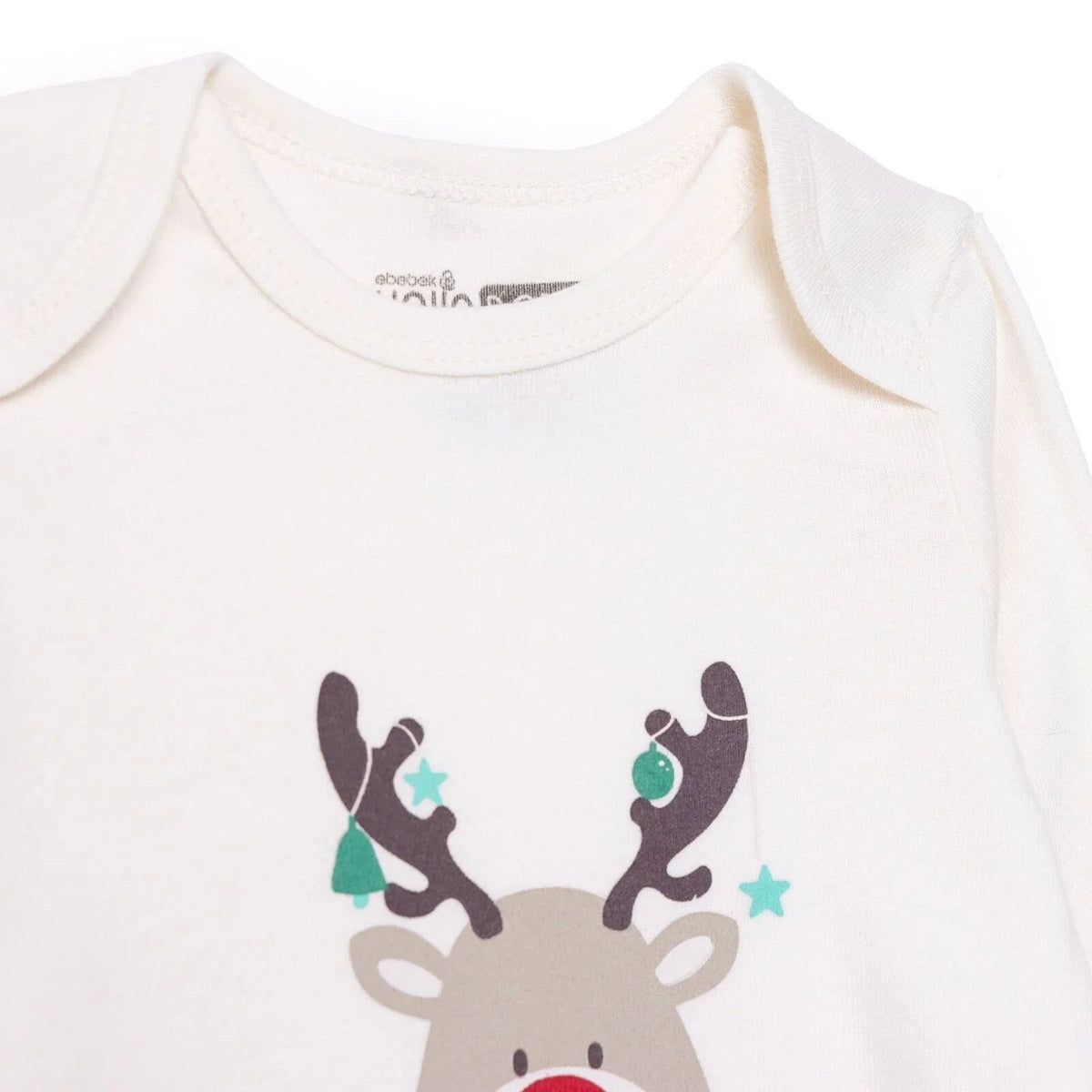 HelloBaby 2 Pack Festive Print Long Sleeve Baby Bodysuits (1-3 Months to 2-3 Years)