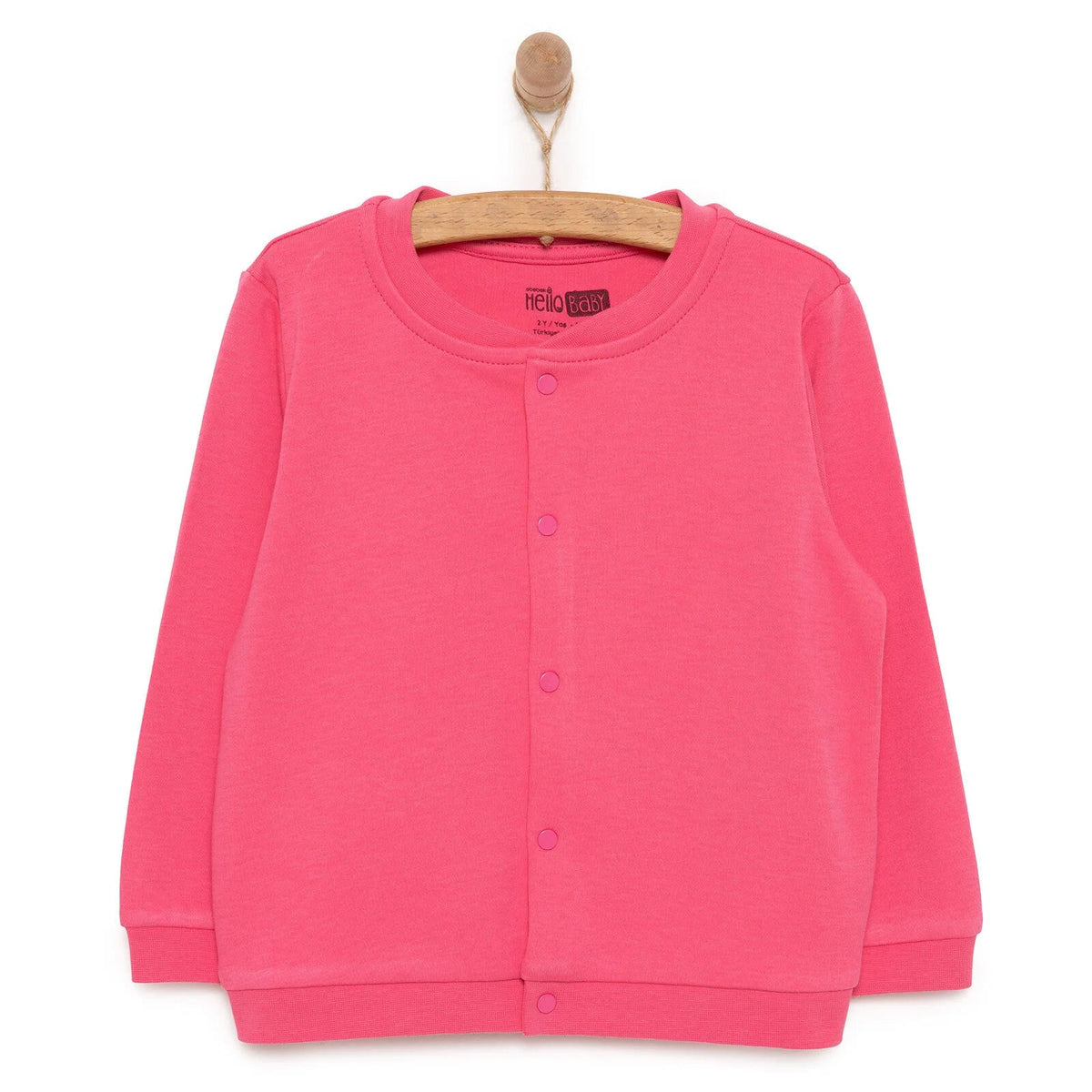HelloBaby Plain Baby Cardigan (3 Months to 4 Years)