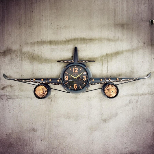 114CM AEROPLANE WALL  CLOCK