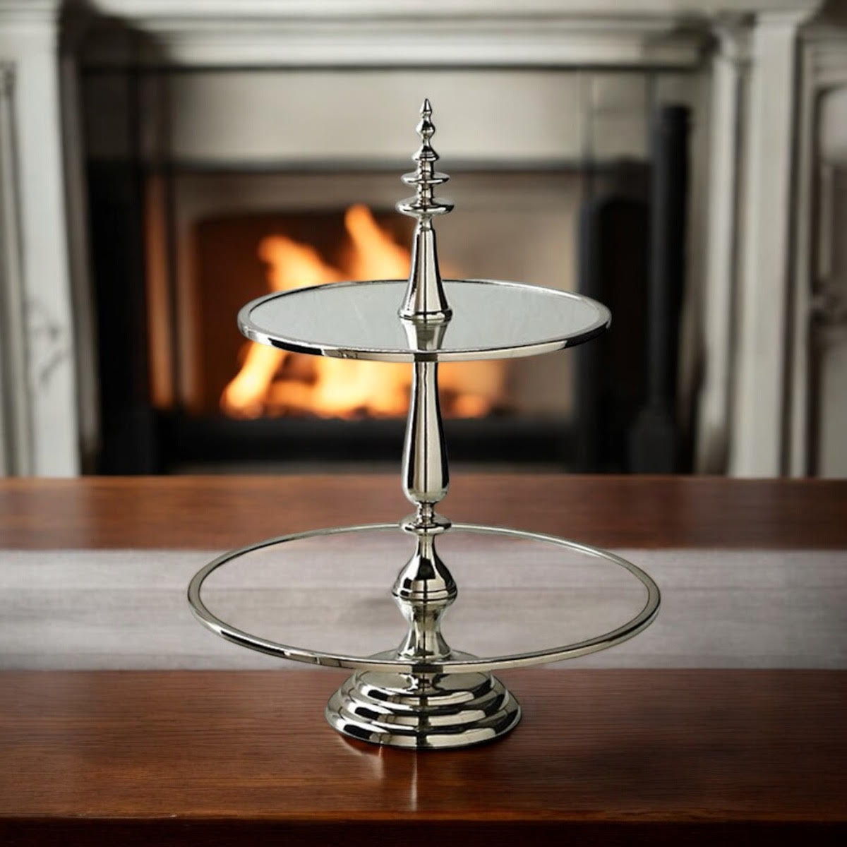 54CM 2 TIER CAKE STAND