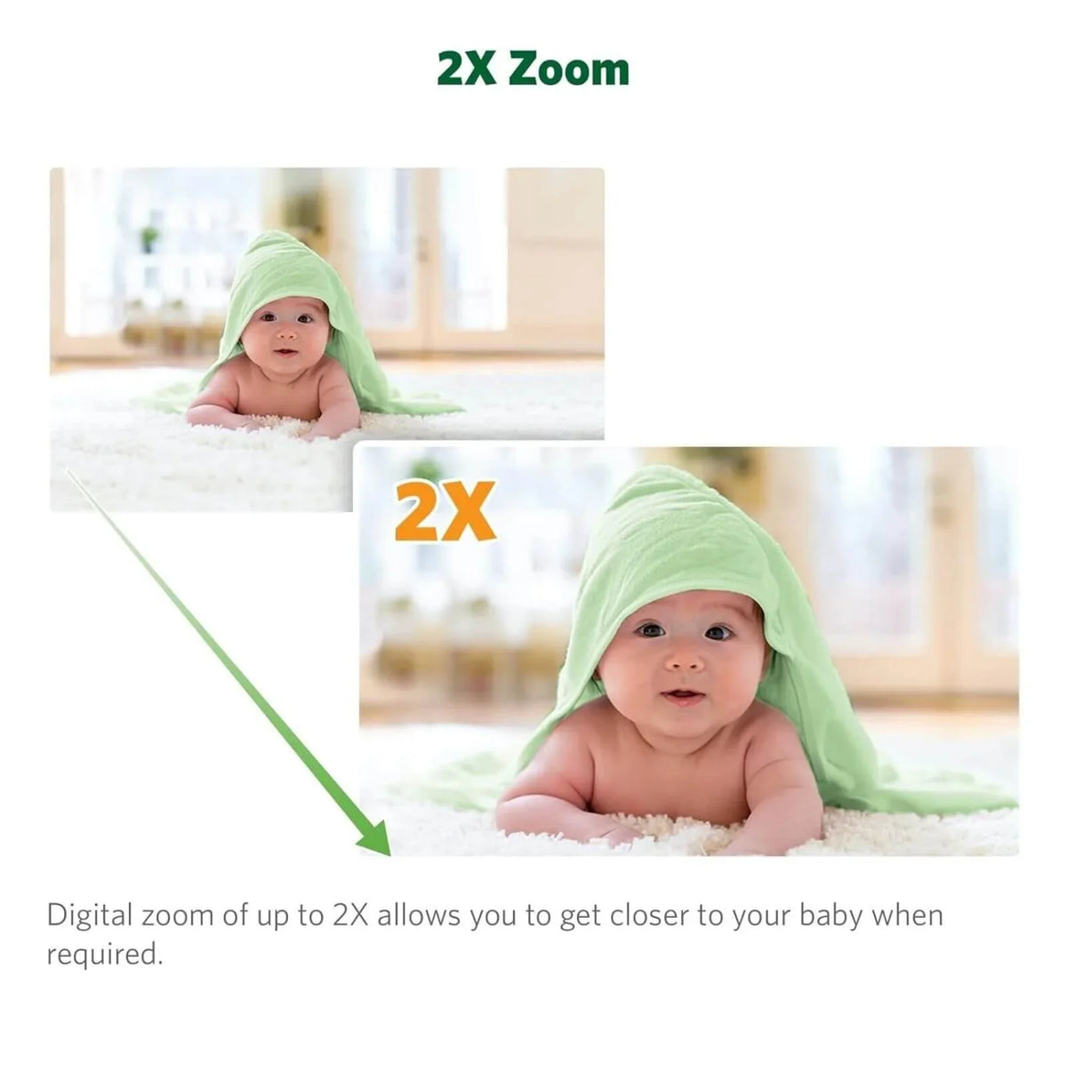 LeapFrog LF2415 5" Night Light Video Monitor