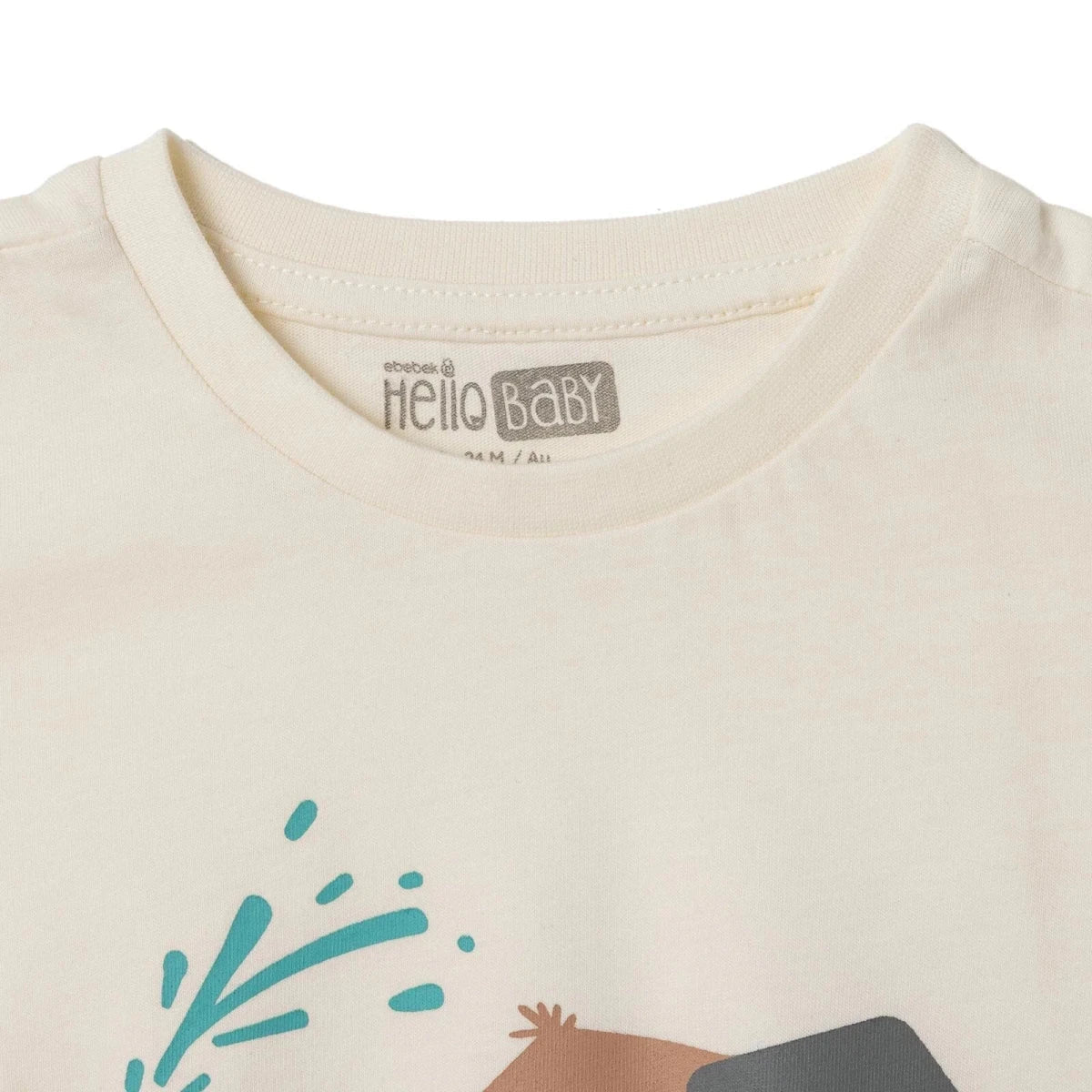 HelloBaby Short Sleeve Jersey Baby T-Shirt (3-6 Months to 3-4 Years)