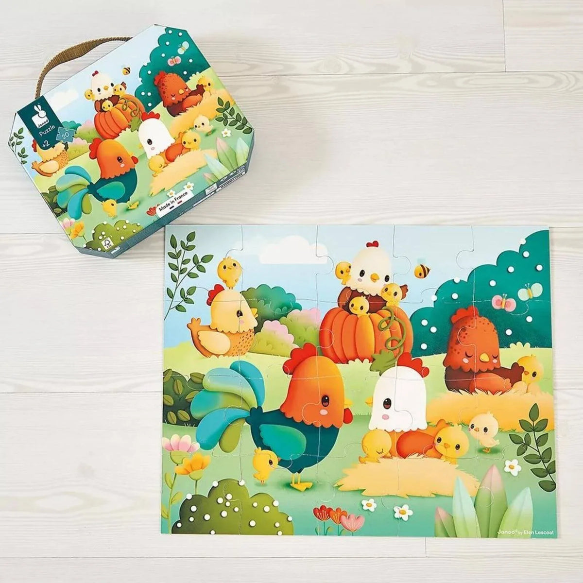 Janod Puzzle Welcome to the Farmyard 20 pcs
