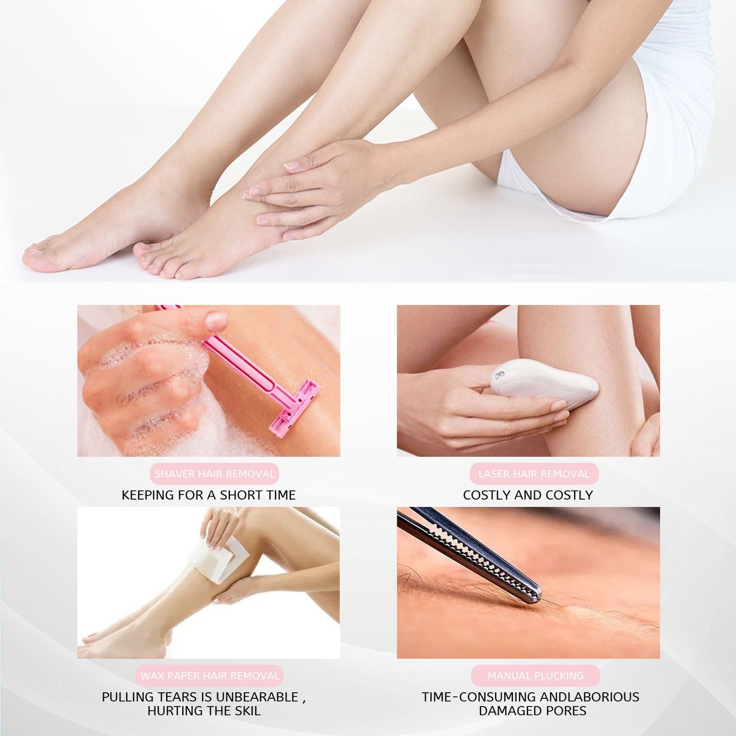 30ml 100ml Hair Removal Spray Depilatory Armpit Hair And Legs Hair Foam Mousse And Removal Is Gentle Hair Cream Spray Non-irritating