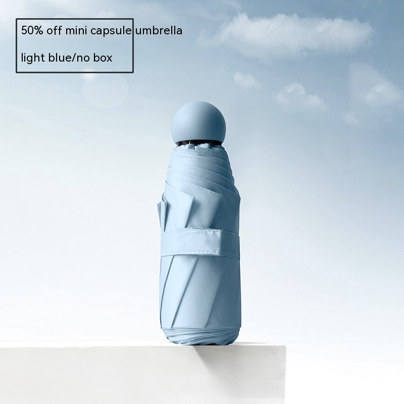 Portable Mini Pocket Capsule Sunshade
