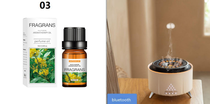 Ignistal White Noise Aroma Diffuser Desktop Humidifier with Flame Sleep & Relaxation
